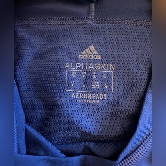 Adidas Unisex Alphaskin Aeroready Breathable Long Sleeve Seamless Active Top XL - Picture 9 of 16